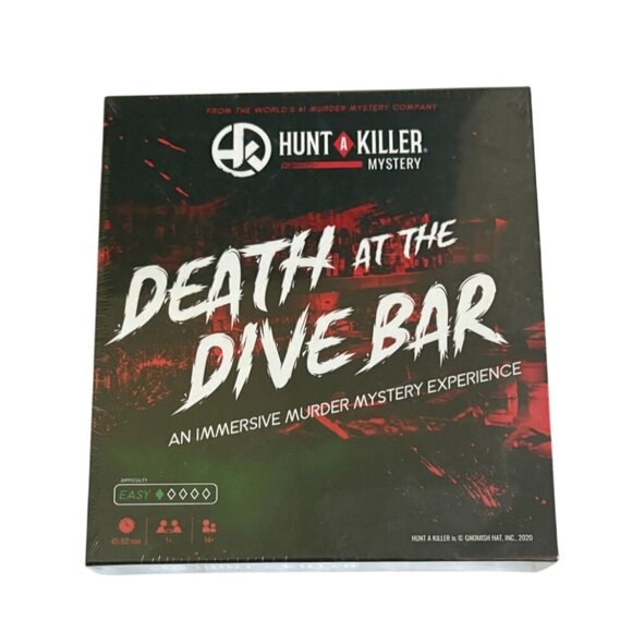 Hunt A Killer Mystery: Death At The Dive Bar Murder Mystery Game-NEW-14+ - Picture 1 of 6
